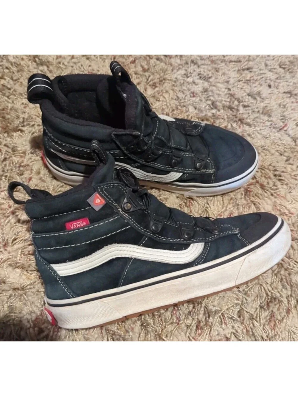Vans Ultrarange Exo Hi MTE 1 Shoes Boots Mens 6 Women 7.5 38 Black Gum Primaloft